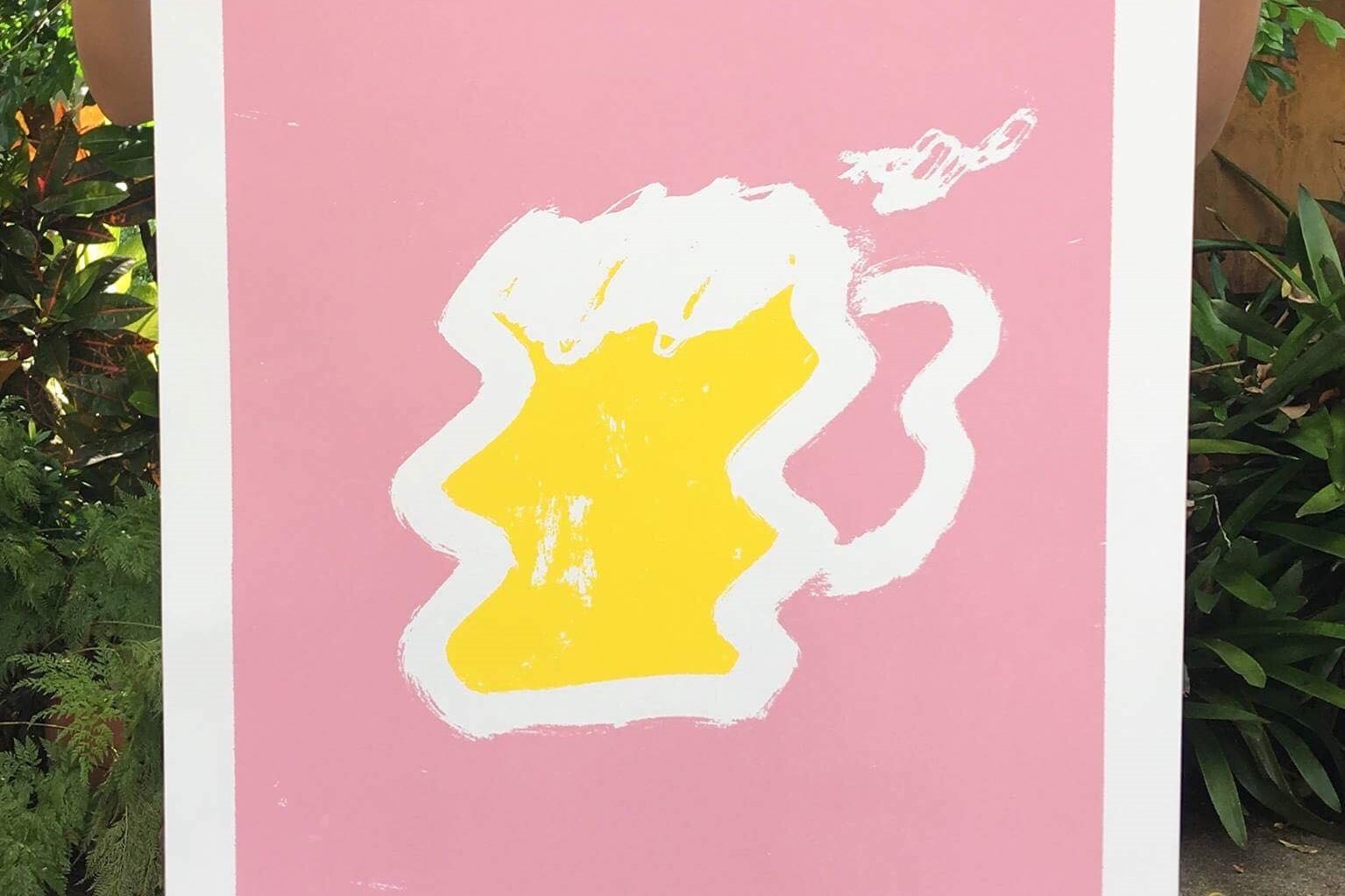 Our 'friday' first silk screen posters are available in two colors